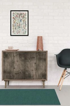 Buy 🧨 Ruggable Heathered Solid Teal Blue Rug 🎁 -Area Rugs Sales Store heathered solid teal blue C RC PU004 27