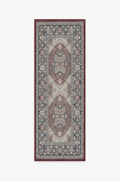 Cheap 🔥 Ruggable Hendesi Heriz Bordeaux Rug ⭐ -Area Rugs Sales Store hendesi heriz bordeaux A RC 0503 27 V3