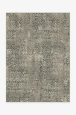 Hot Sale 👍 Ruggable Herringbone Batik Ash Grey Rug 😀