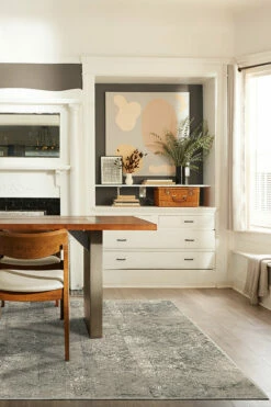 Hot Sale 👍 Ruggable Herringbone Batik Ash Grey Rug 😀 -Area Rugs Sales Store herringbone batik ash grey C RC 0407 57 V2