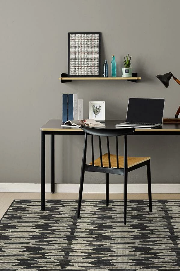 Best Sale ⭐ Ruggable Hesperia Black Rug 🤩 4 Best Sale ⭐ Ruggable Hesperia Black Rug 🤩 - Image 4