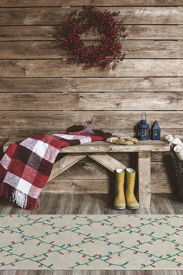 Promo 🛒 Ruggable Holiday Lights Creme Rug ✔️ 8 Promo 🛒 Ruggable Holiday Lights Creme Rug ✔️ - Image 8