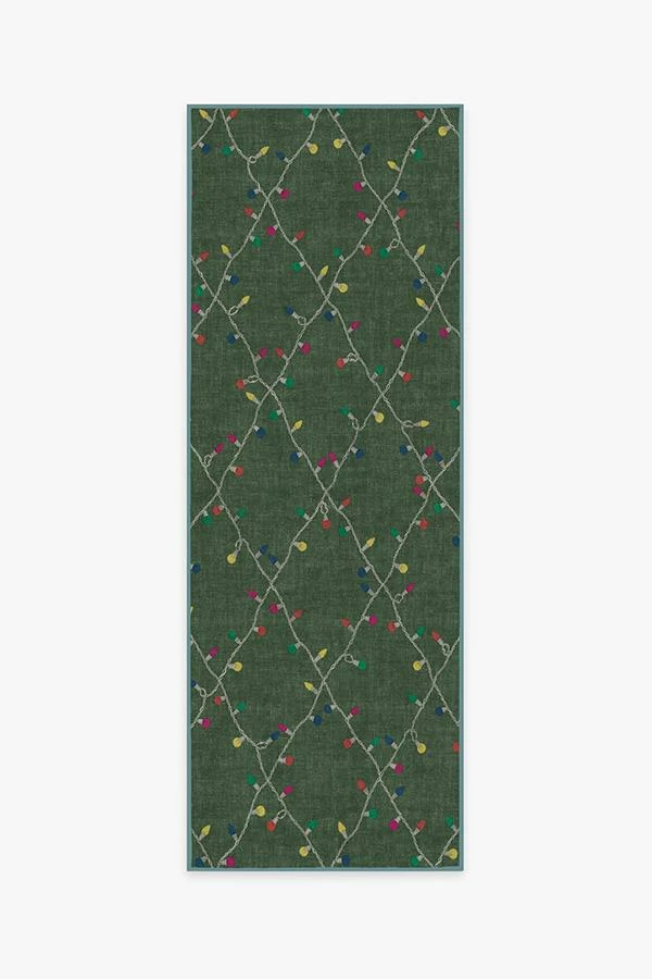 Best Sale ๐ Ruggable Holiday Lights Green Rug ๐ 5 Best Sale ๐ Ruggable Holiday Lights Green Rug ๐ - Image 5