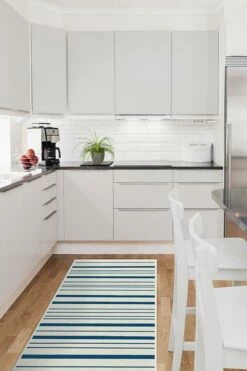 Flash Sale 🔔 Ruggable Hudson Stripe Indigo Rug 👍 -Area Rugs Sales Store hudson stripe indigo C RC 0631 27