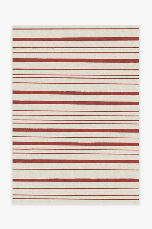 Flash Sale ⭐ Ruggable Hudson Stripe Red Rug 👏 1 Flash Sale ⭐ Ruggable Hudson Stripe Red Rug 👏