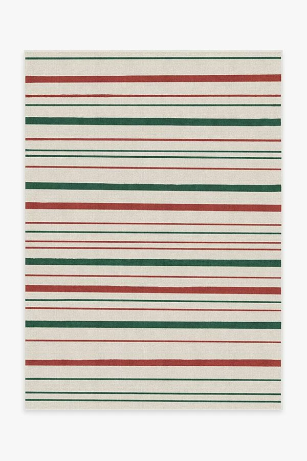 Discount ๐ฅฐ Ruggable Hudson Stripe Red & Green Rug ๐ 1 Discount ๐ฅฐ Ruggable Hudson Stripe Red & Green Rug ๐