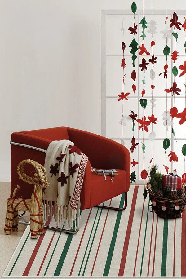 Discount ๐ฅฐ Ruggable Hudson Stripe Red & Green Rug ๐ 4 Discount ๐ฅฐ Ruggable Hudson Stripe Red & Green Rug ๐ - Image 4