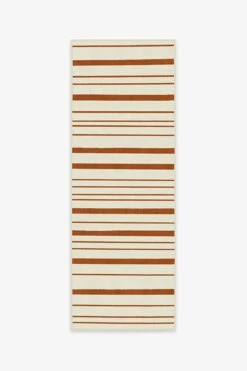 Flash Sale 😀 Ruggable Hudson Stripe Rust Orange Rug 👏 12 Flash Sale 😀 Ruggable Hudson Stripe Rust Orange Rug 👏 -Area Rugs Sales Store hudson stripe rust orange A RC SH001 27 V2