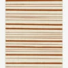 Flash Sale 😀 Ruggable Hudson Stripe Rust Orange Rug 👏