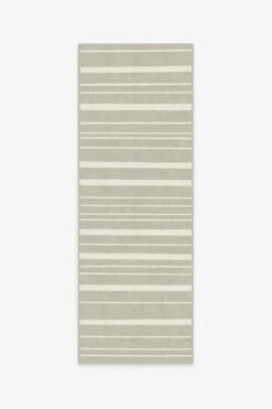 Outlet 🎉 Ruggable Hudson Stripe Stone Rug 🔔 -Area Rugs Sales Store hudson stripe stone A RC 0633 27 V2