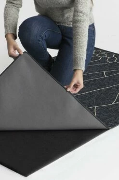 Outlet 🥰 Ruggable Illi Navy Rug ⭐ -Area Rugs Sales Store illi navy B RC 0335 27