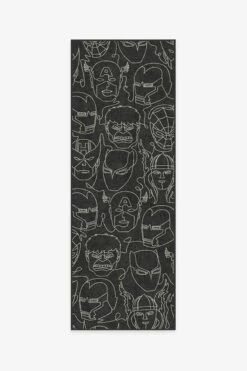 Brand new 👍 Ruggable Infinite Heroes Charcoal Rug 💯 -Area Rugs Sales Store infinite heroes charcoal A RC MV022 27