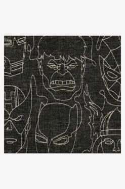 Brand new 👍 Ruggable Infinite Heroes Charcoal Rug 💯 -Area Rugs Sales Store infinite heroes charcoal D RC MV022 57