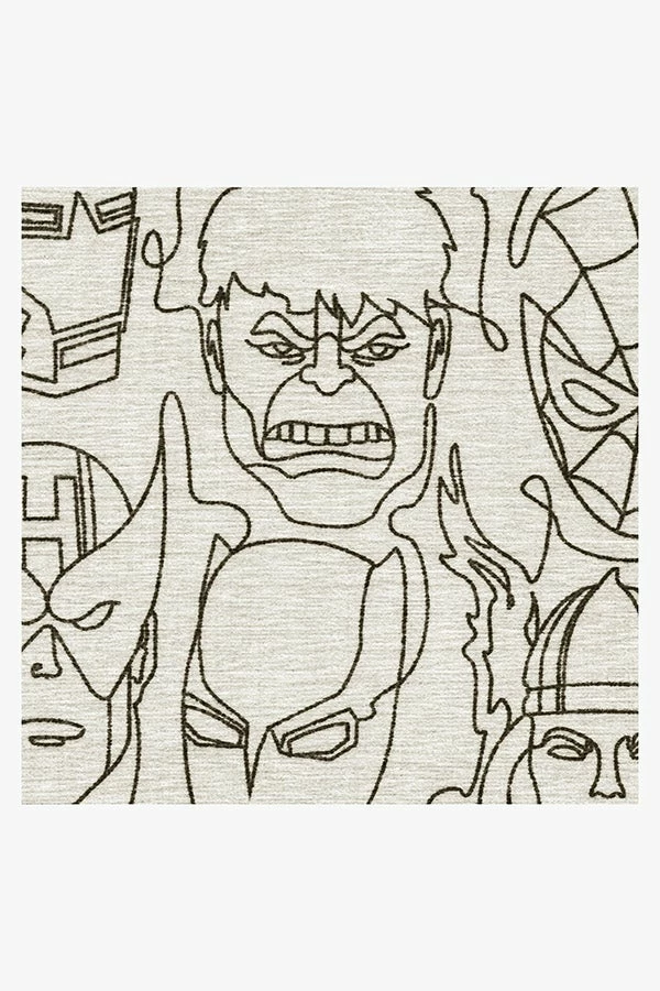 Best Pirce 🎉 Ruggable Infinite Heroes Ink Black Rug 🌟 7 Best Pirce 🎉 Ruggable Infinite Heroes Ink Black Rug 🌟 - Image 7