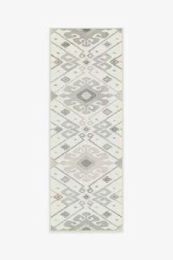Outlet 👍 Ruggable Inik Ikat Grey Rug ⭐ -Area Rugs Sales Store inik ikat grey A RC BY011 27 V2