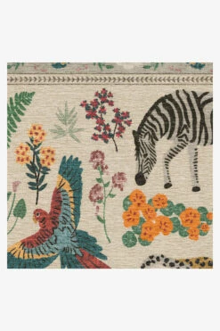 Budget 🌟 Ruggable Iris Apfel Jingle Jungle Rug 💯 -Area Rugs Sales Store iris apfel jingle jungle D RC IA001 27