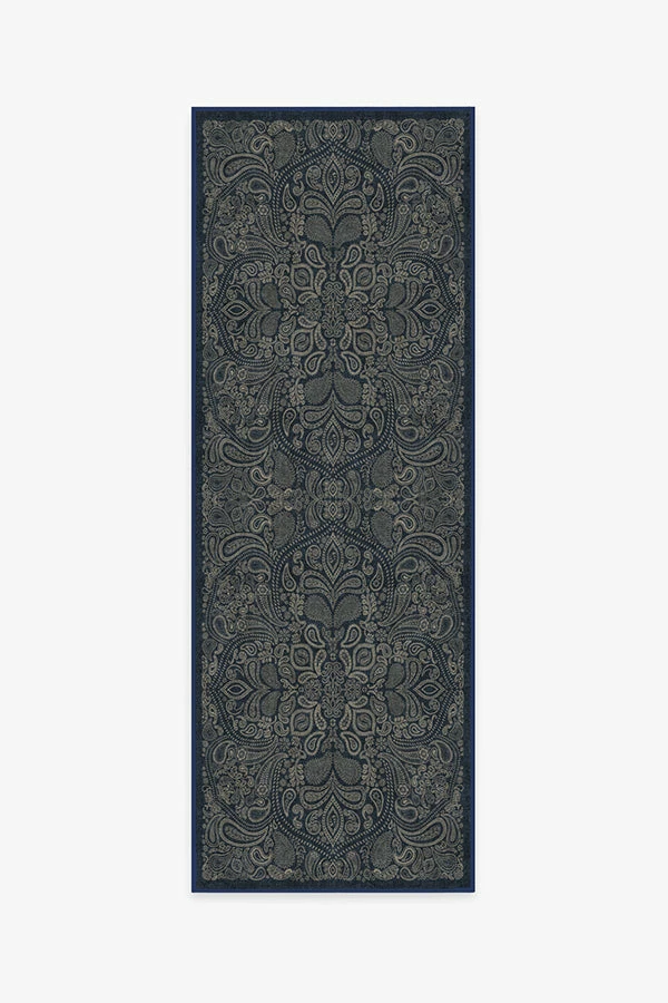 New ⭐ Ruggable Iris Apfel Paisley Prom Midnight Rug 🎁 6 New ⭐ Ruggable Iris Apfel Paisley Prom Midnight Rug 🎁 - Image 6