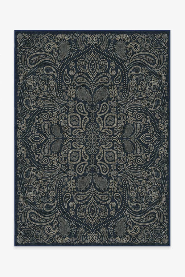 New ⭐ Ruggable Iris Apfel Paisley Prom Midnight Rug 🎁 2 New ⭐ Ruggable Iris Apfel Paisley Prom Midnight Rug 🎁 - Image 2