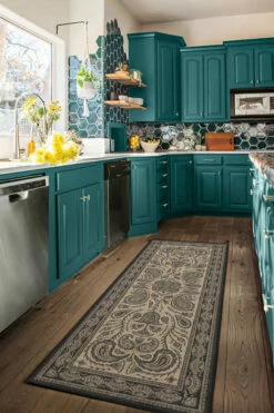 Brand new 🤩 Ruggable Iris Apfel 🌞 Summer Of Love Charcoal Rug ⌛ -Area Rugs Sales Store iris apfel summer of love charcoal C RC IA017 27