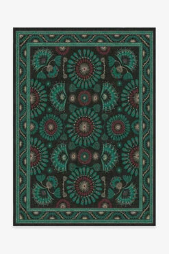 New ๐ Ruggable Iris Apfel Suzani Mosaic Lagoon Rug ๐