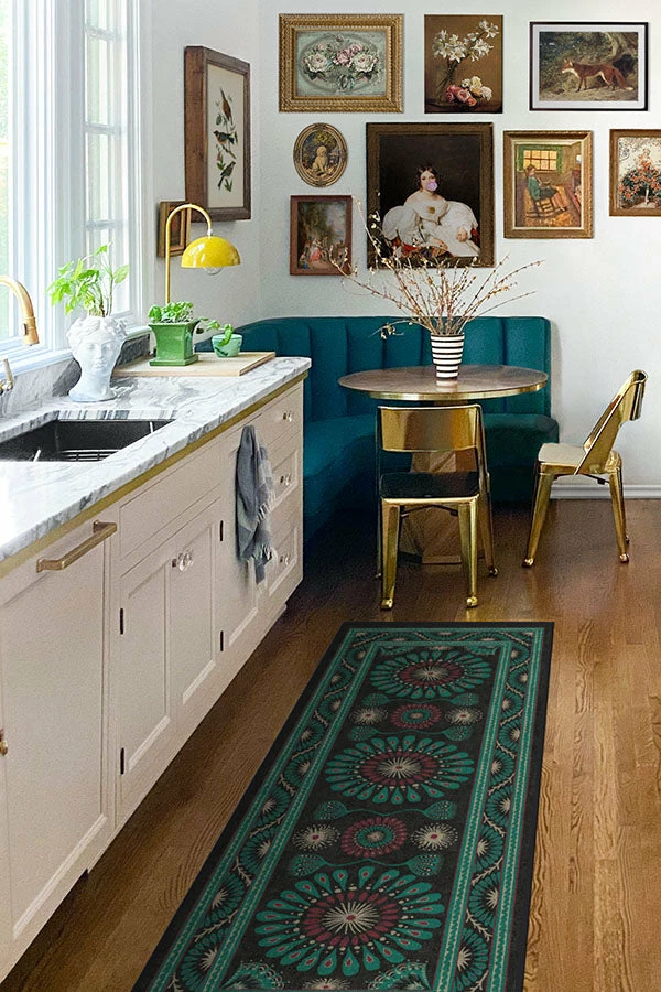 New π Ruggable Iris Apfel Suzani Mosaic Lagoon Rug π 8 New π Ruggable Iris Apfel Suzani Mosaic Lagoon Rug π - Image 8