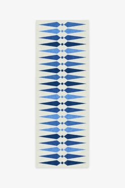 Flash Sale 🎉 Ruggable Jonathan Adler Carnaby Mykonos Blue Rug 🎁 -Area Rugs Sales Store jonathan adler carnaby mykonos blue A RC JA006 27 V2