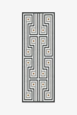 Best Sale 🎉 Ruggable Jonathan Adler Greenwich Grey Rug 🔥 -Area Rugs Sales Store jonathan adler greenwich grey A RC JA020 27