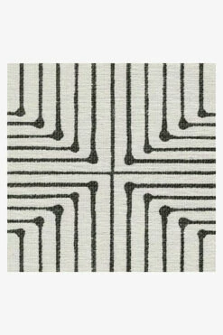 Brand new 🔔 Ruggable Jonathan Adler Inkdrop Black & Ivory Rug 🎁 -Area Rugs Sales Store jonathan adler inkdrop black ivory D RC JA001 57