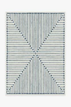 Best Pirce 🤩 Ruggable Jonathan Adler Inkdrop Slate Blue Rug 👏