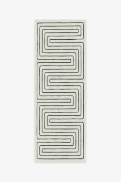 Outlet โญ Ruggable Jonathan Adler Labyrinth Black & Ivory Rug ๐ 12 Outlet โญ Ruggable Jonathan Adler Labyrinth Black & Ivory Rug ๐ -Area Rugs Sales Store jonathan adler labyrinth black ivory A RC JA022 27