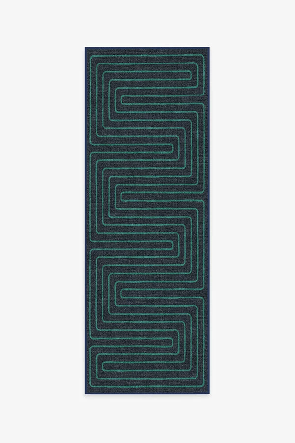 Best deal โจ Ruggable Jonathan Adler Labyrinth Navy & Teal Rug ๐ 6 Best deal โจ Ruggable Jonathan Adler Labyrinth Navy & Teal Rug ๐ - Image 6