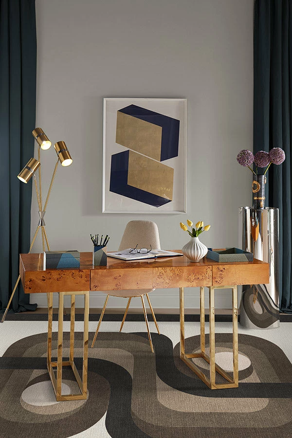 Outlet ✨ Ruggable Jonathan Adler Madrid Gunmetal Rug ❤️ 4 Outlet ✨ Ruggable Jonathan Adler Madrid Gunmetal Rug ❤️ - Image 4