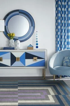 Best Sale 🔥 Ruggable Jonathan Adler Op Art Aquarius Rug 🥰 -Area Rugs Sales Store jonathan adler op art aquarius C RC JA009 57