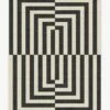 Cheapest 🎉 Ruggable Jonathan Adler Op Art Charcoal Rug ⭐