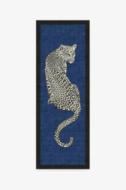 Deals 🔔 Ruggable Jonathan Adler Snow Leopard Sapphire Rug 🔥 -Area Rugs Sales Store jonathan adler snow leopard sapphire B RC JA033 27
