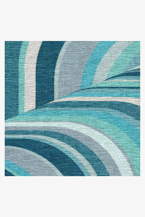 New ๐ฅฐ Ruggable Jonathan Adler Waterfall Ocean Blue Rug โ 7 New ๐ฅฐ Ruggable Jonathan Adler Waterfall Ocean Blue Rug โ - Image 7