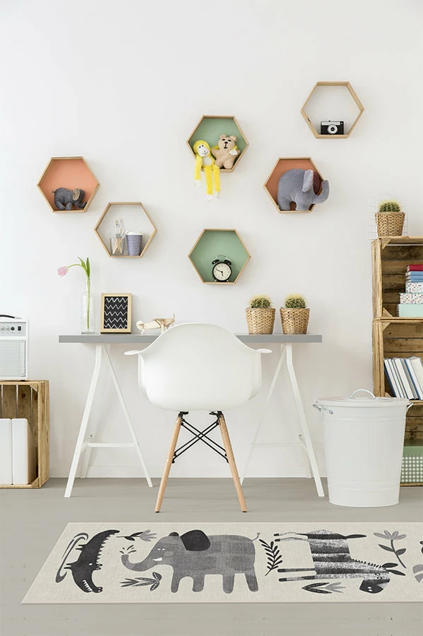 Budget ๐ Ruggable Jungle Safari Black & White Rug ๐ 8 Budget ๐ Ruggable Jungle Safari Black & White Rug ๐ - Image 8