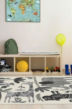 Budget ๐ Ruggable Jungle Safari Black & White Rug ๐ 11 Budget ๐ Ruggable Jungle Safari Black & White Rug ๐ -Area Rugs Sales Store jungle safari black white C RC SK008 57 8680db93 e038 41f1 88d1 67a8cd4877e3