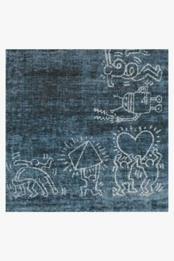 Best deal ๐ Ruggable Keith Haring Loisaida Cosmic Blue ๐งจ 10 Best deal ๐ Ruggable Keith Haring Loisaida Cosmic Blue ๐งจ -Area Rugs Sales Store keith haring loisaida cosmic blue D RC KH021 57