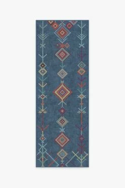New 🎉 Ruggable Kenza Ocean Blue Rug ⌛ -Area Rugs Sales Store kenza ocean blue A RC 0355 27 V2
