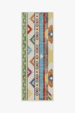 Best Pirce ✨ Ruggable Kilim Batik Multicolor Rug 🥰 -Area Rugs Sales Store kilim batik multicolor A RC 0176 27 V2