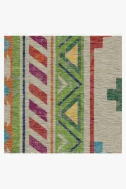 Best Pirce ✨ Ruggable Kilim Batik Multicolor Rug 🥰 -Area Rugs Sales Store kilim batik multicolor D RC 0176 57 V2