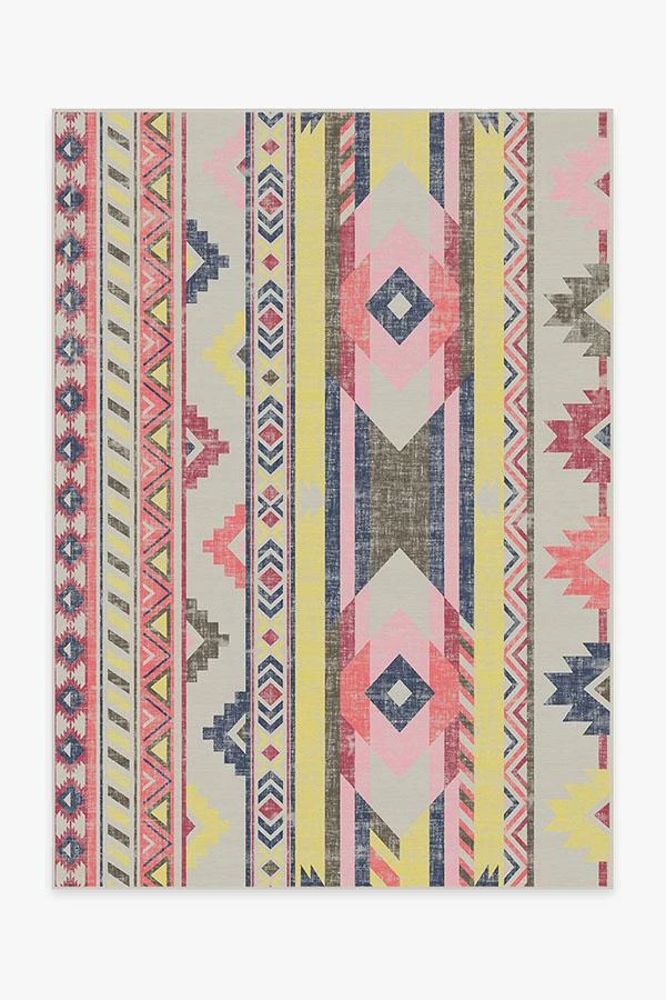 Buy ๐งจ Ruggable Kilim Batik Pink Rug ๐ 1 Buy ๐งจ Ruggable Kilim Batik Pink Rug ๐