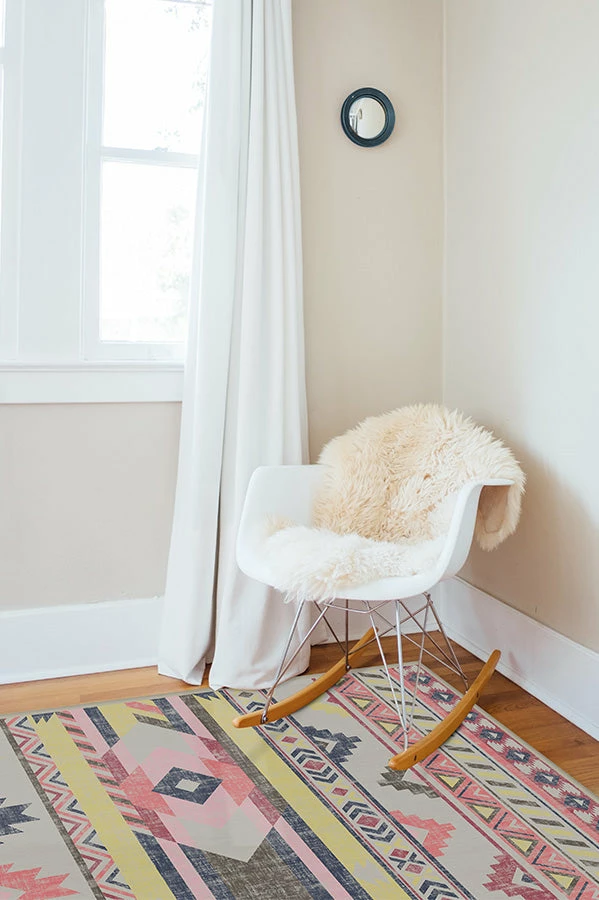 Buy ๐งจ Ruggable Kilim Batik Pink Rug ๐ 4 Buy ๐งจ Ruggable Kilim Batik Pink Rug ๐ - Image 4