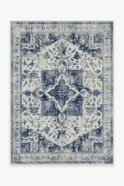 Hot Sale 🔔 Ruggable Kira Delft Blue Rug 🛒