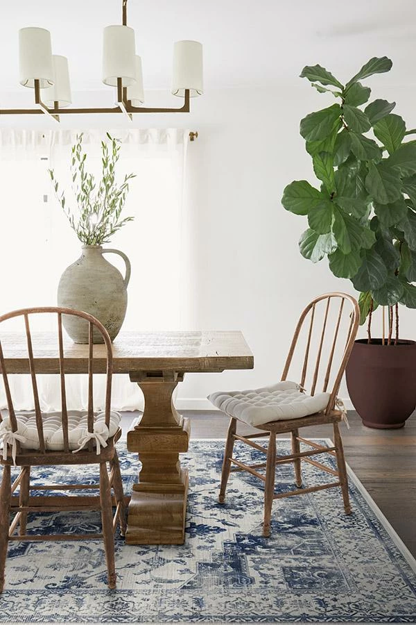 Hot Sale 🔔 Ruggable Kira Delft Blue Rug 🛒 4 Hot Sale 🔔 Ruggable Kira Delft Blue Rug 🛒 - Image 4