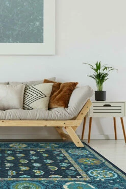 Cheapest 😍 Ruggable Latiff Midnight Blue Rug ⌛ -Area Rugs Sales Store latiff midnight blue C RC 0357 57