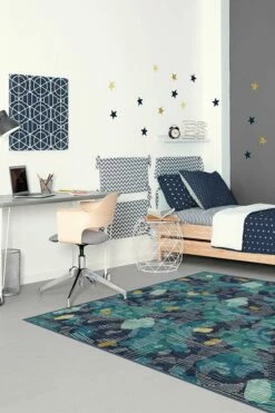 Coupon 🎉 Ruggable Leona Midnight Blue Rug ✔️ -Area Rugs Sales Store leona midnight blue C RC 0670 57 8cdbdd97 52e7 4125 b337 b7722aaa352e