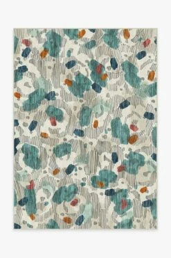Flash Sale 🎉 Ruggable Leona Teal Rug 😀