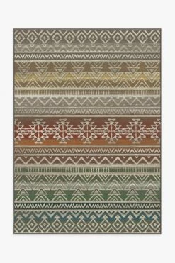 Discount 🔥 Ruggable Linear Diamond Multicolor Rug 👍